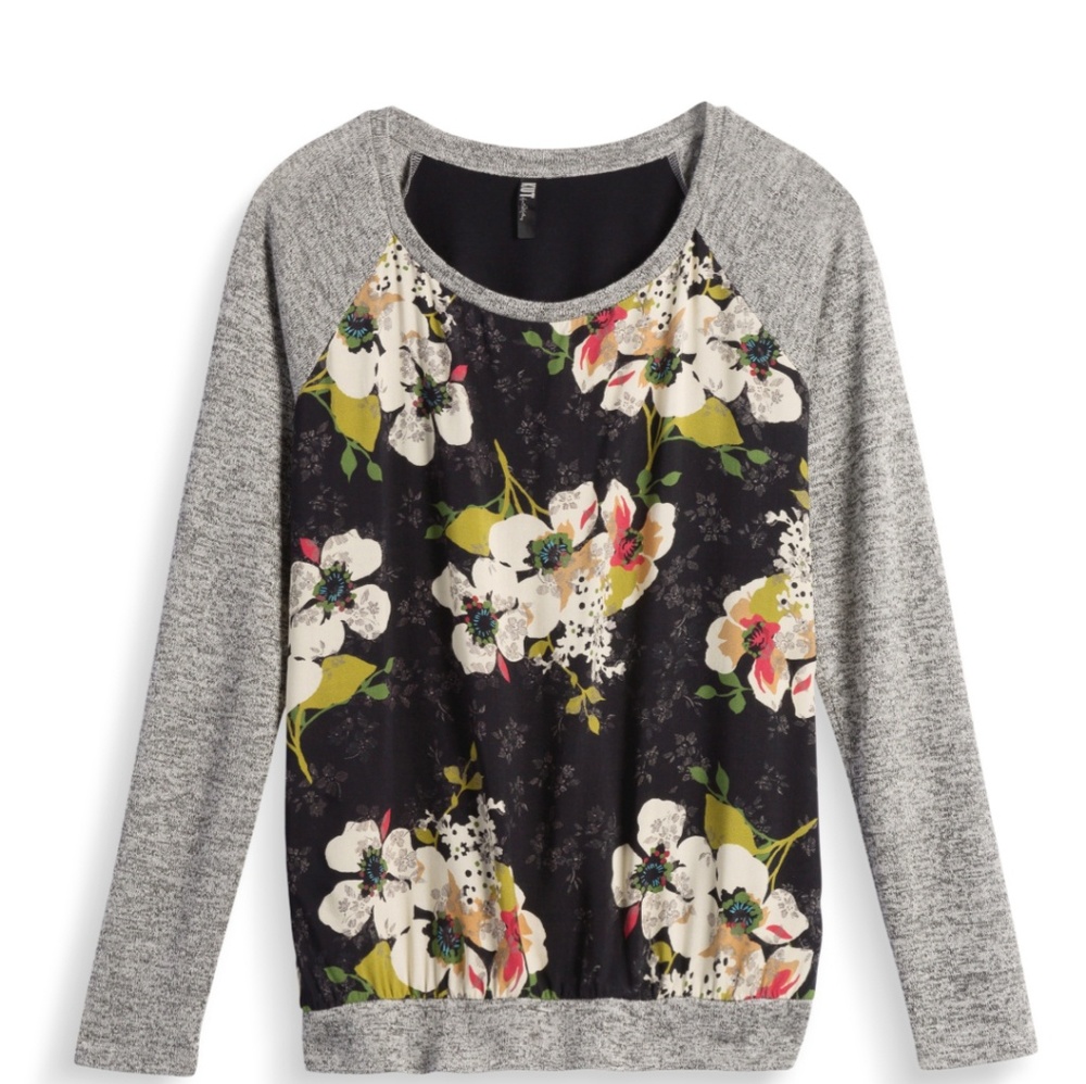 KUT FROM THE KLOTH

Benter Mixed Material Top